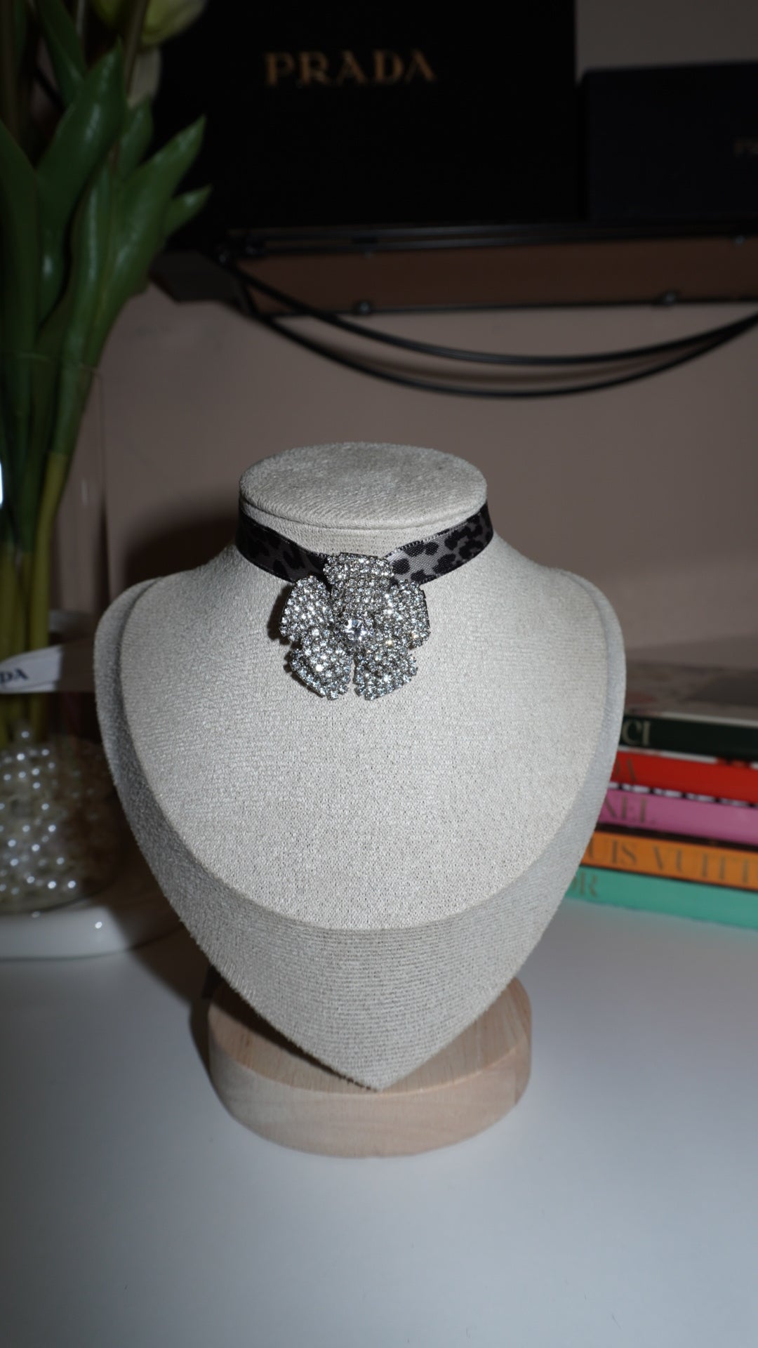 Chocker animalier Nina silver