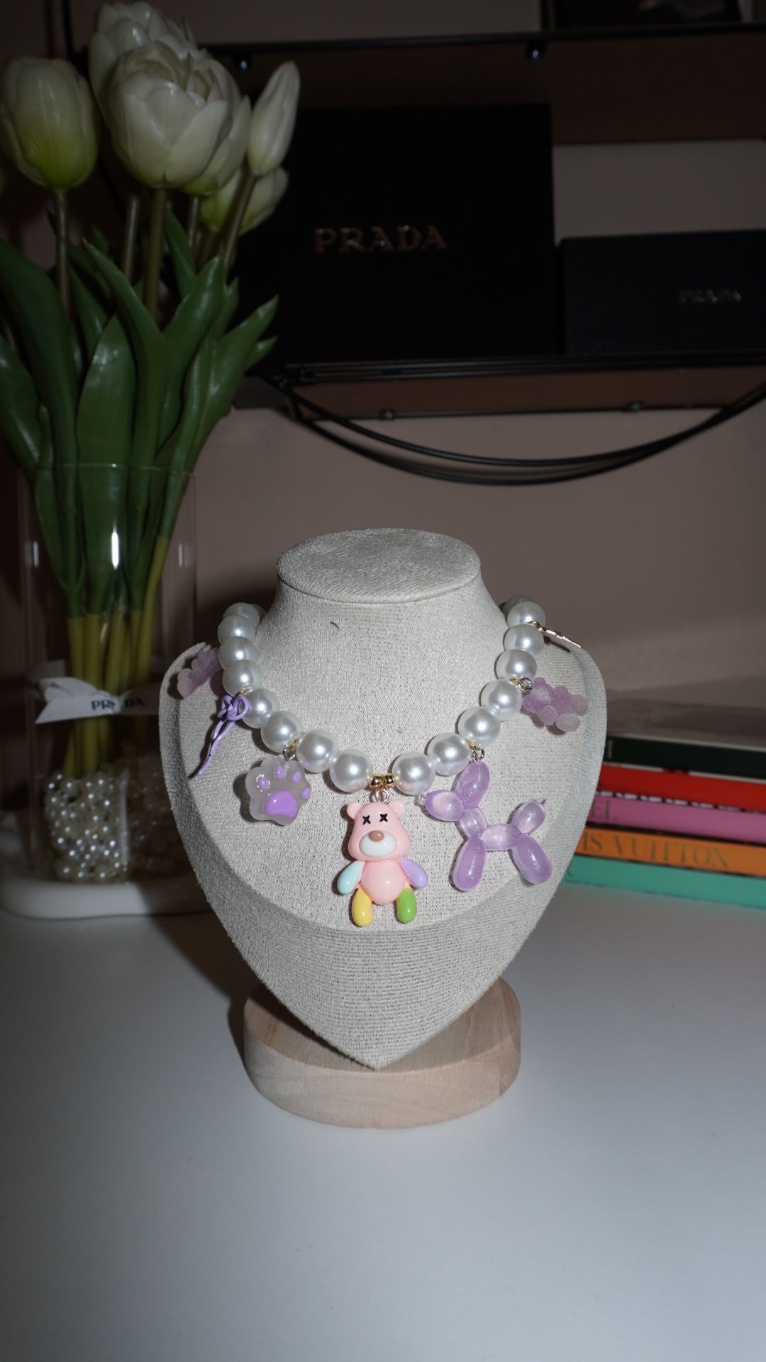Collana Alice violet