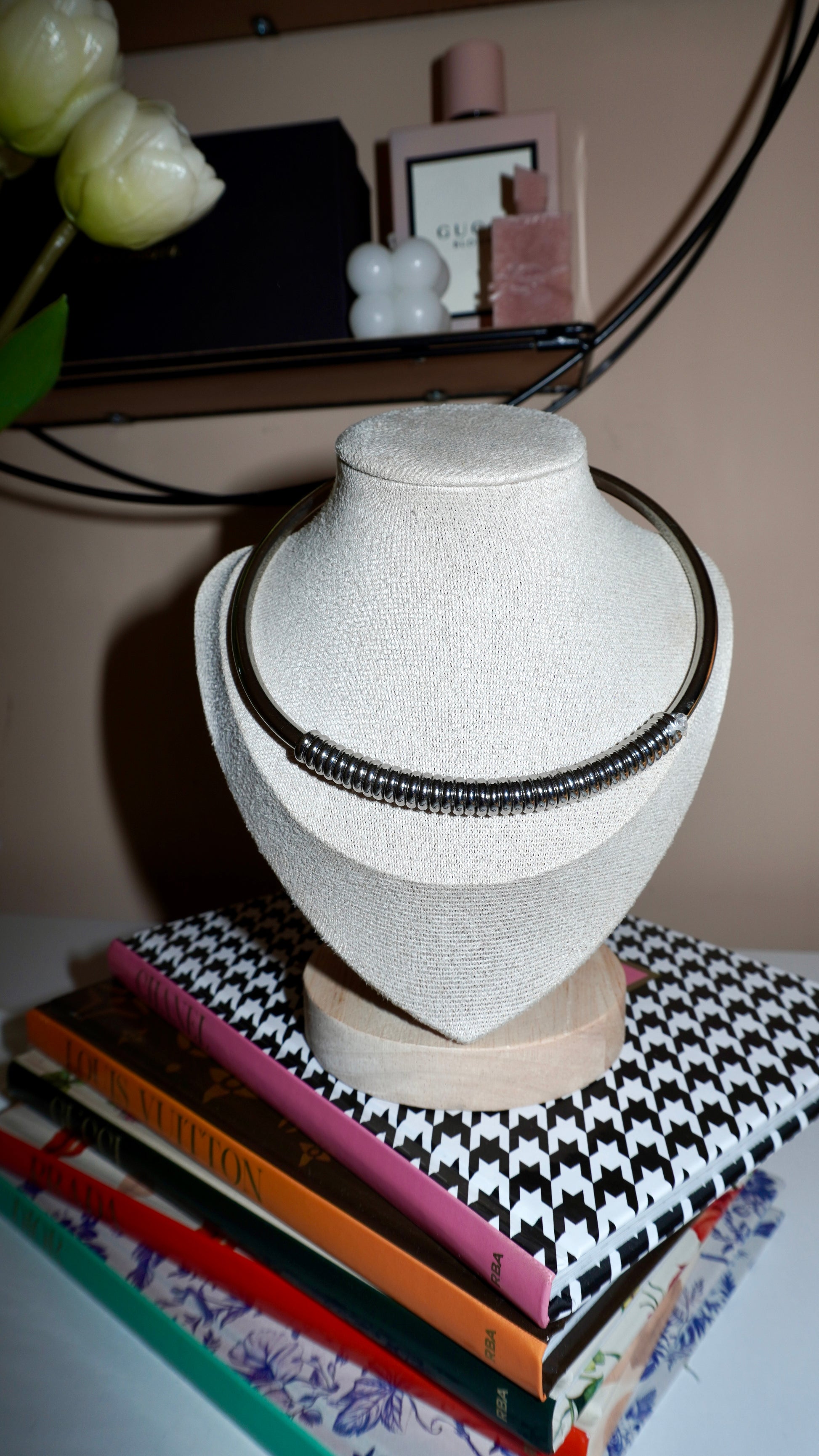 Collier rondelle silver