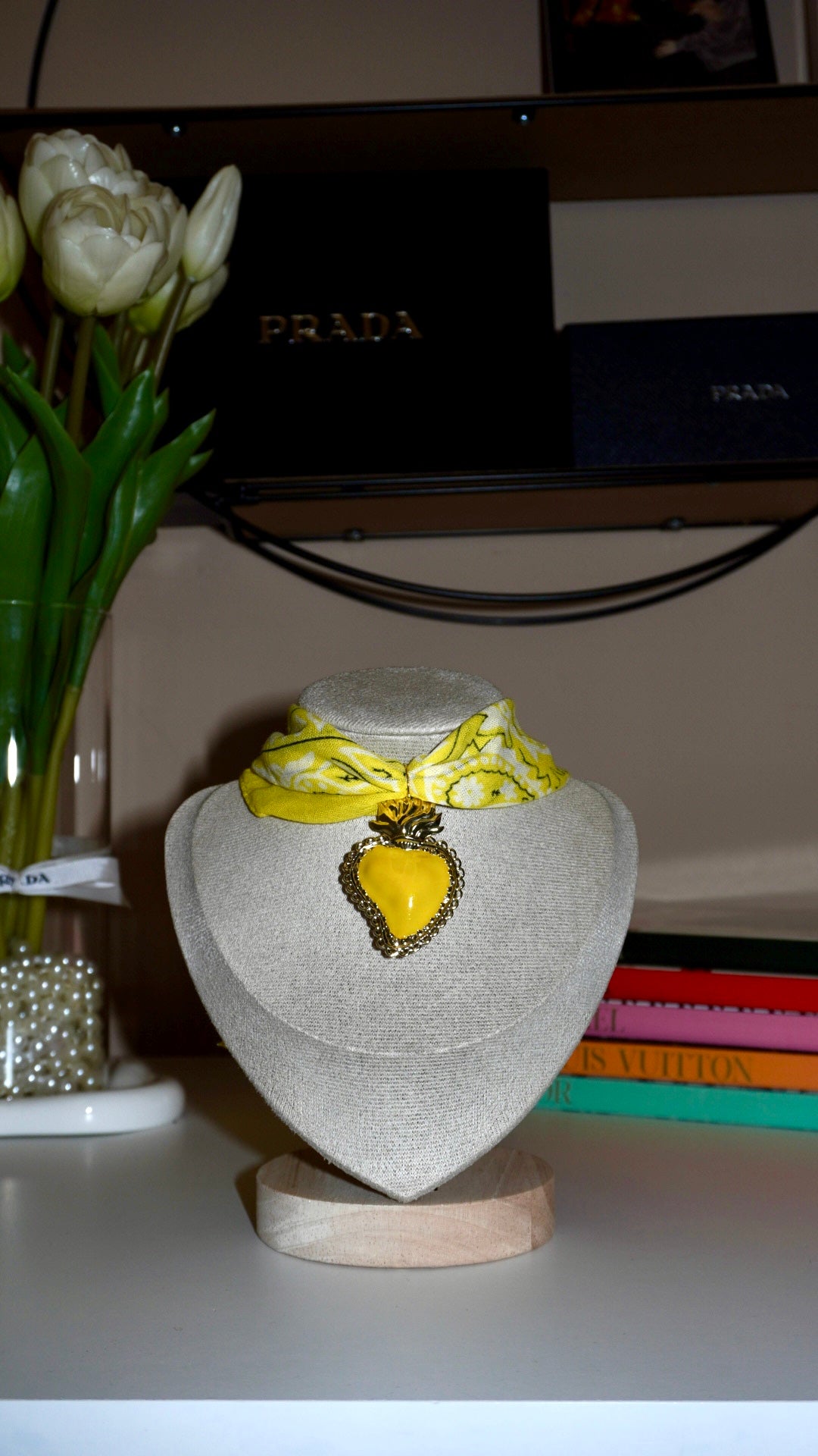 Chocker bandana Lumi yellow