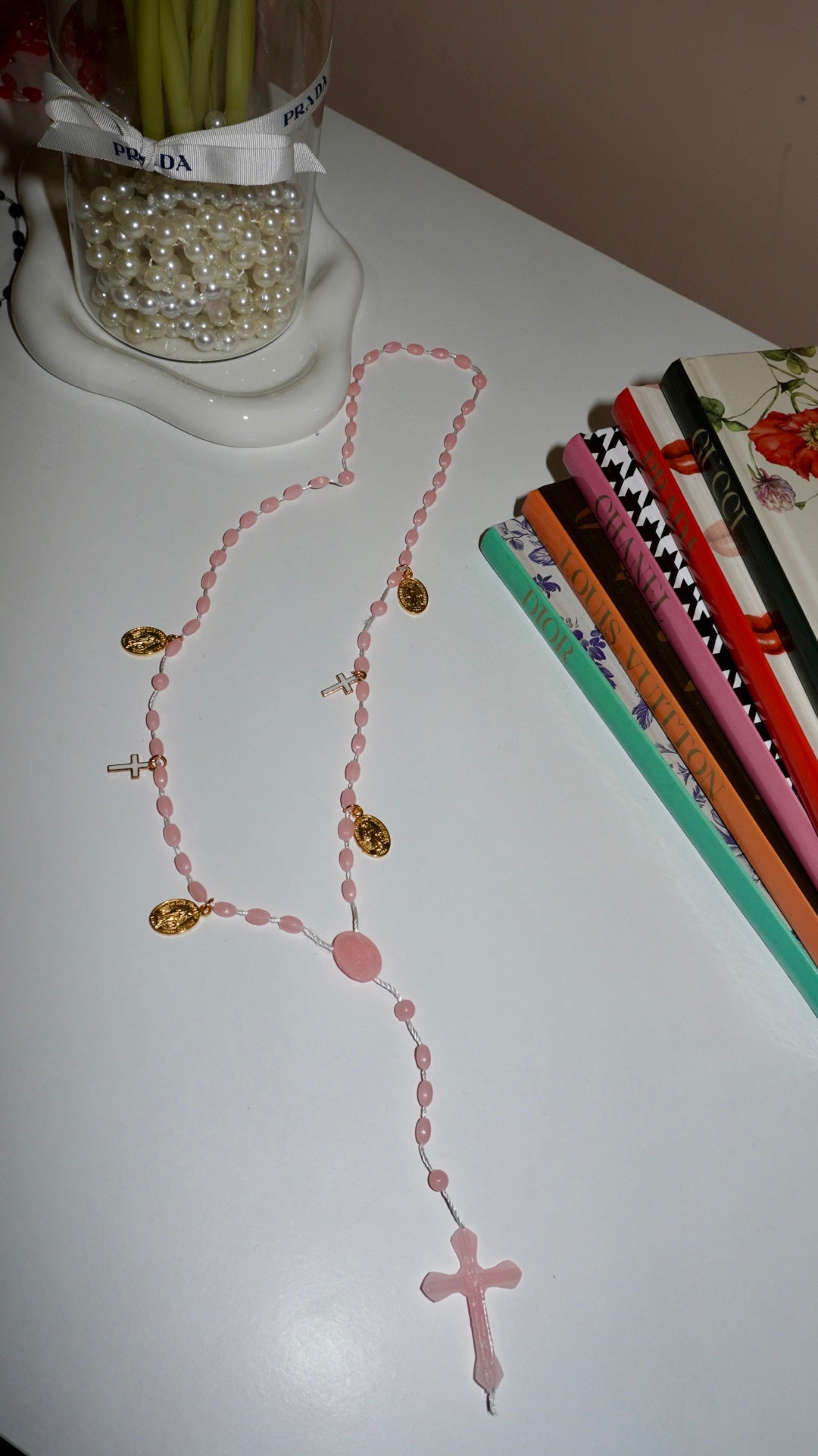 Collana Rosario Pink