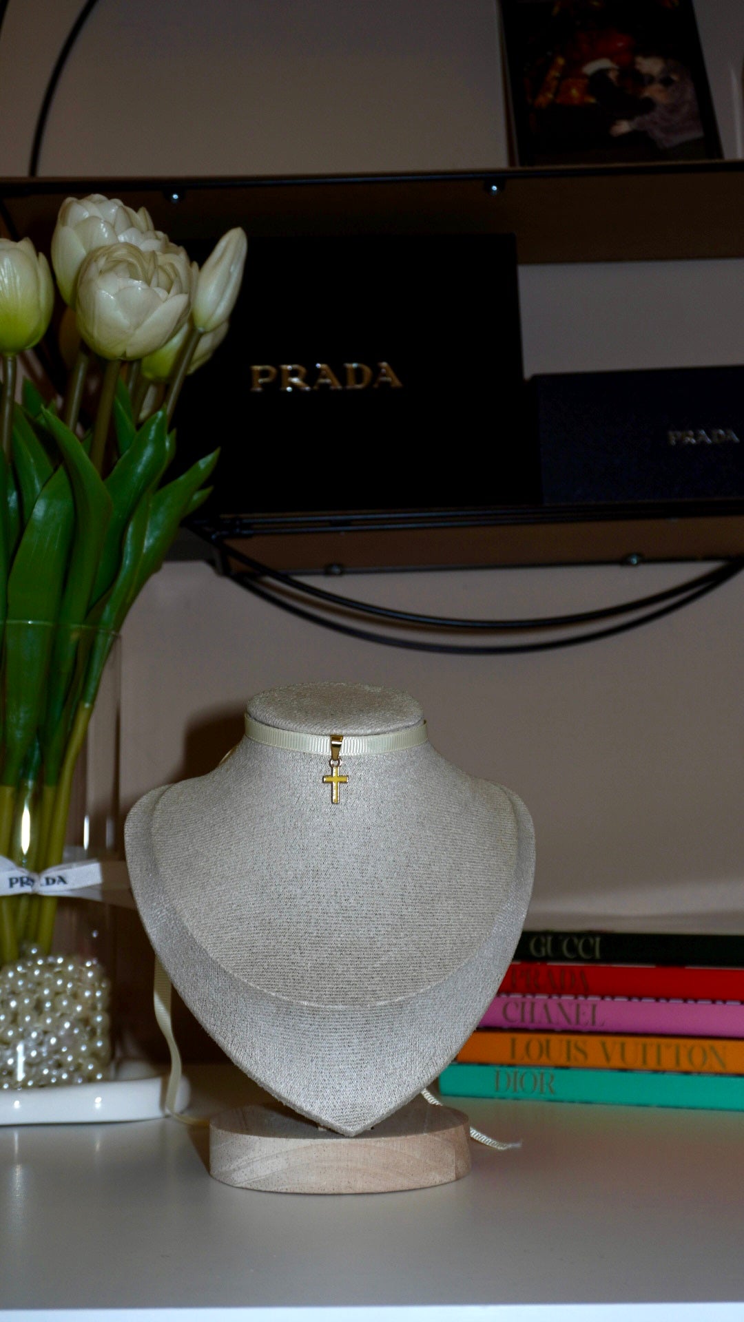 Chocker croce yellow