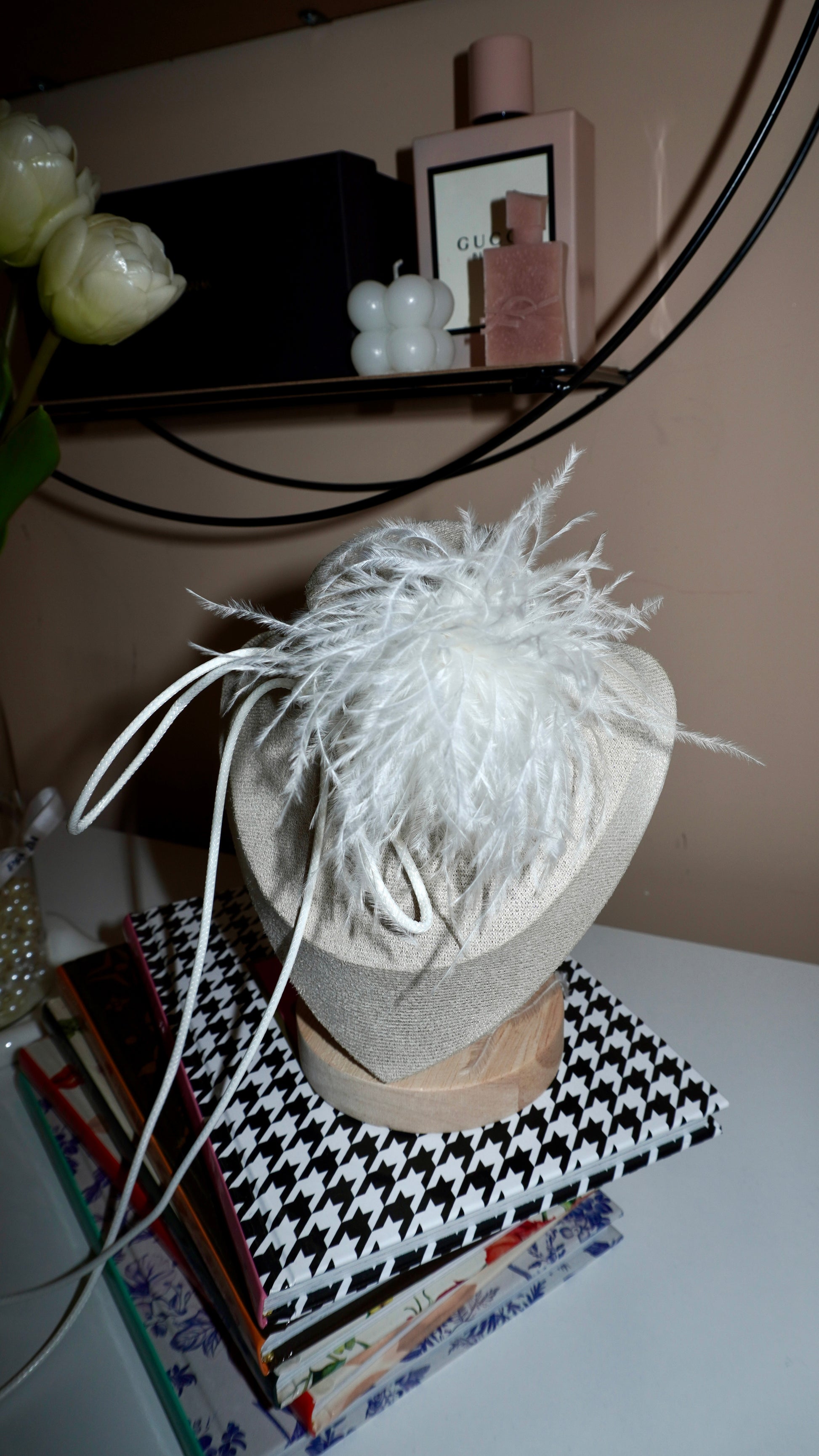 Chocker Mirella Piume white