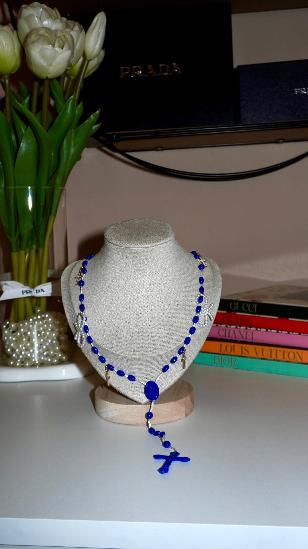 Collana Rosario Bluette