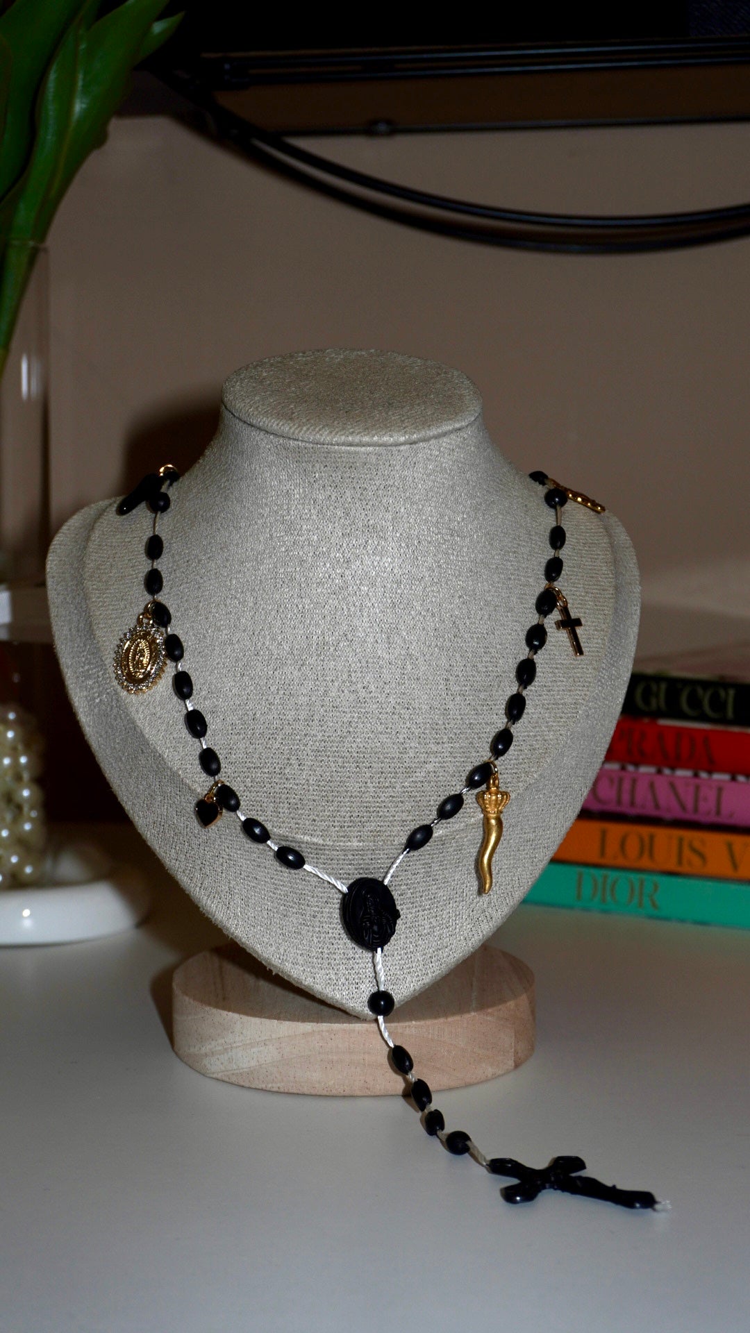 Collana Rosario black