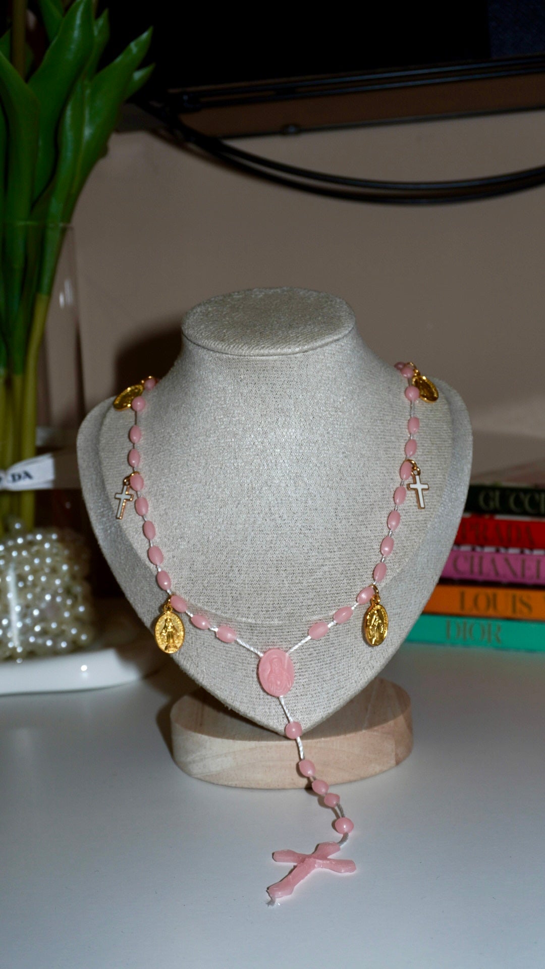 Collana Rosario Pink