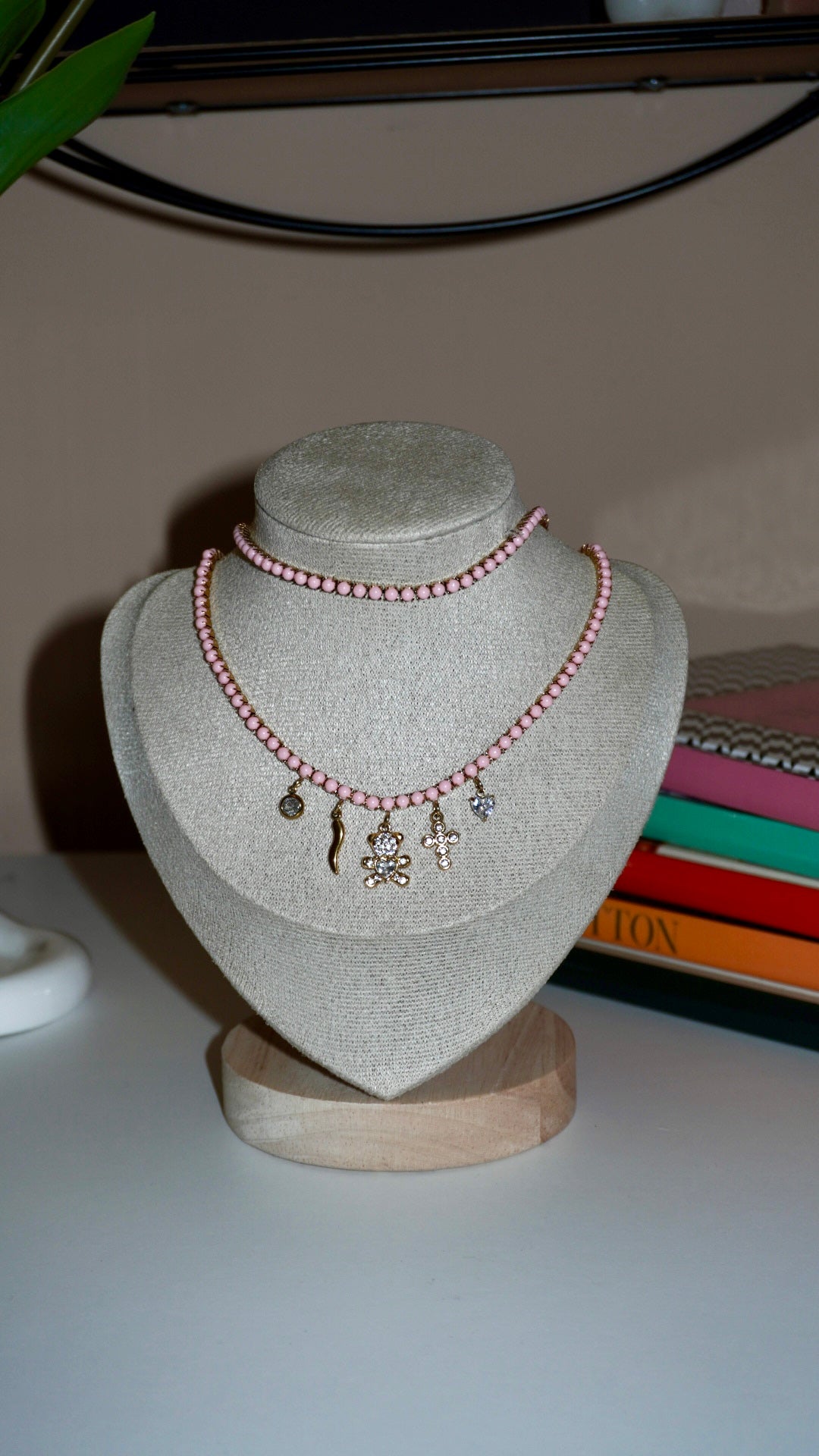 Combo Ada pink Chocker + Collana