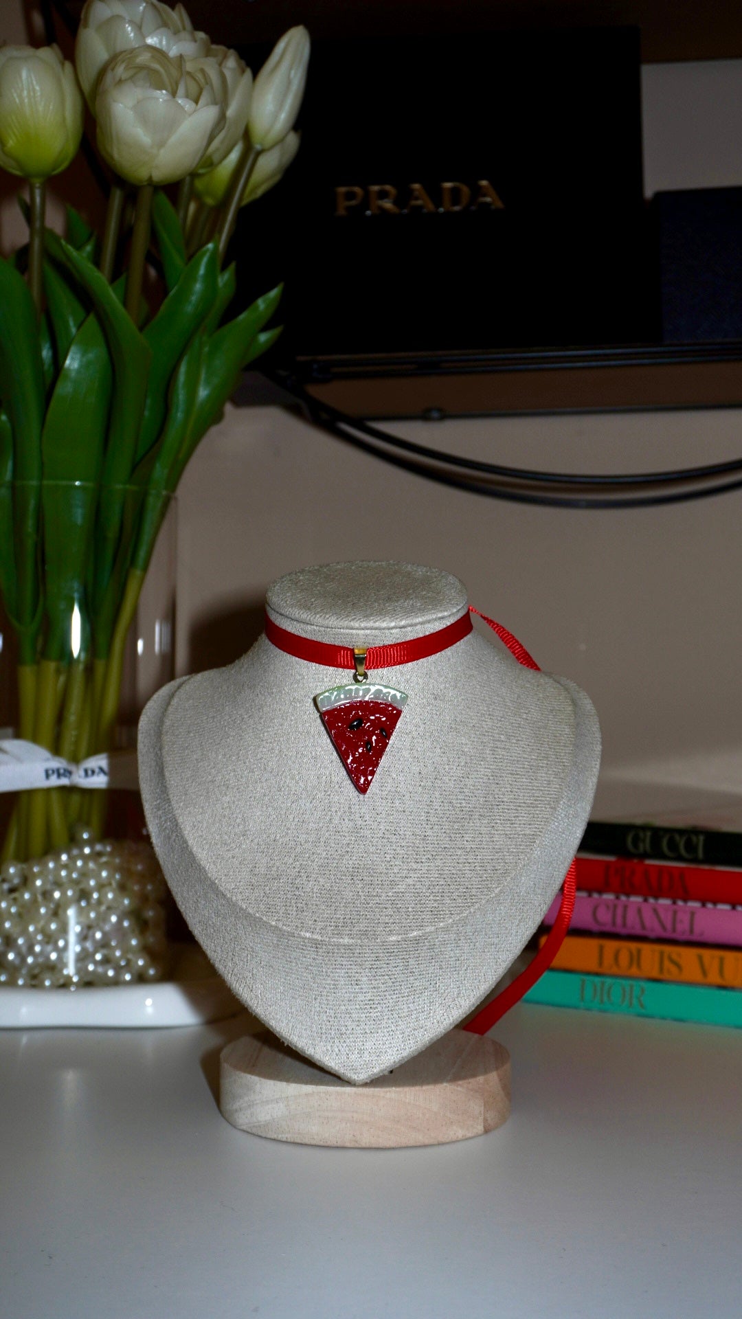 Chocker Anguria red