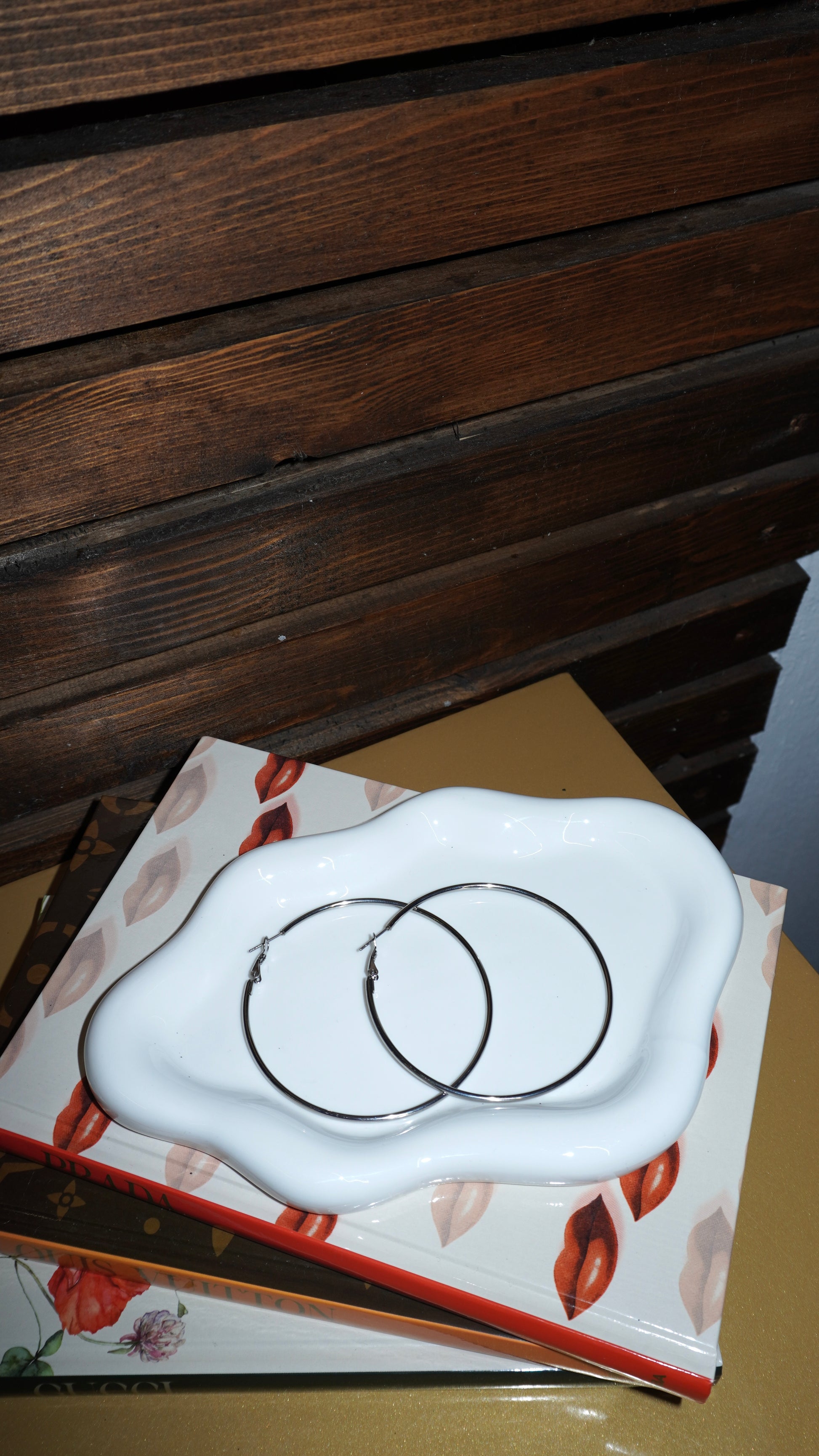Orecchini Cerchi slim silver Low Cost