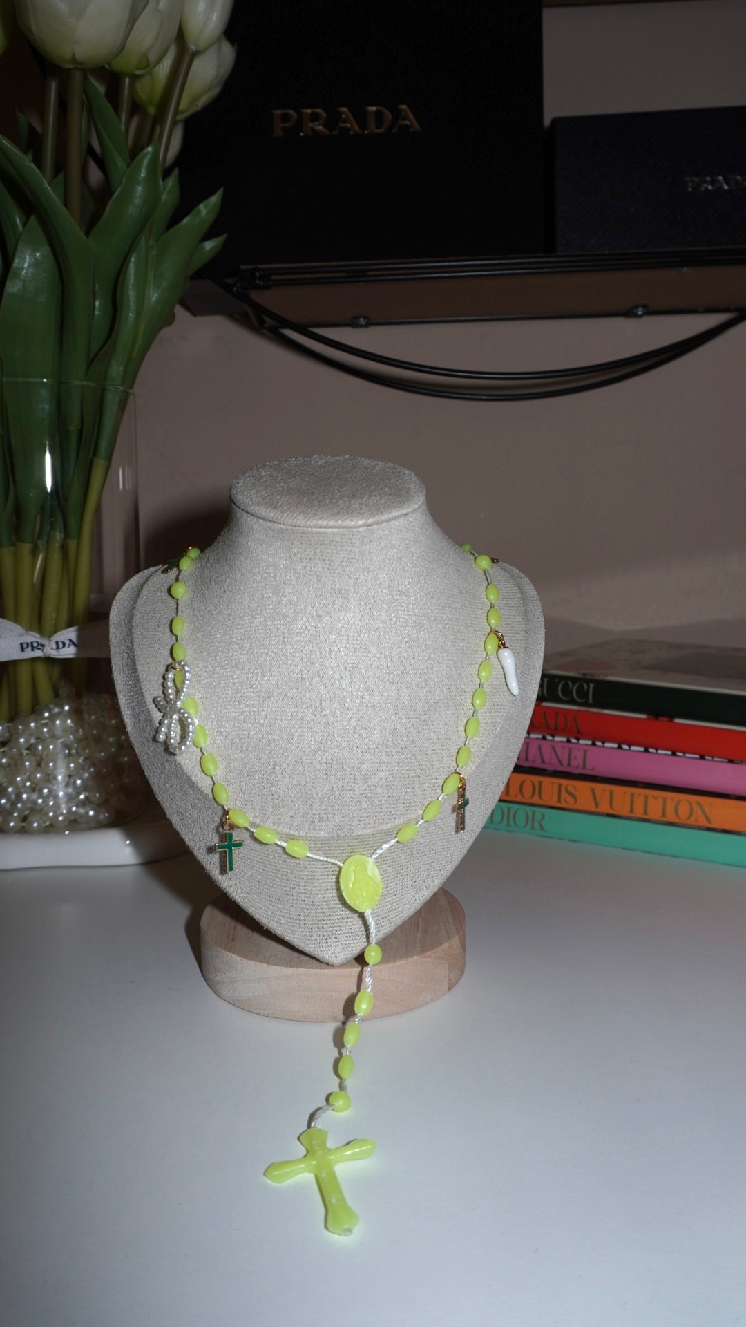 Collana Rosario yellow