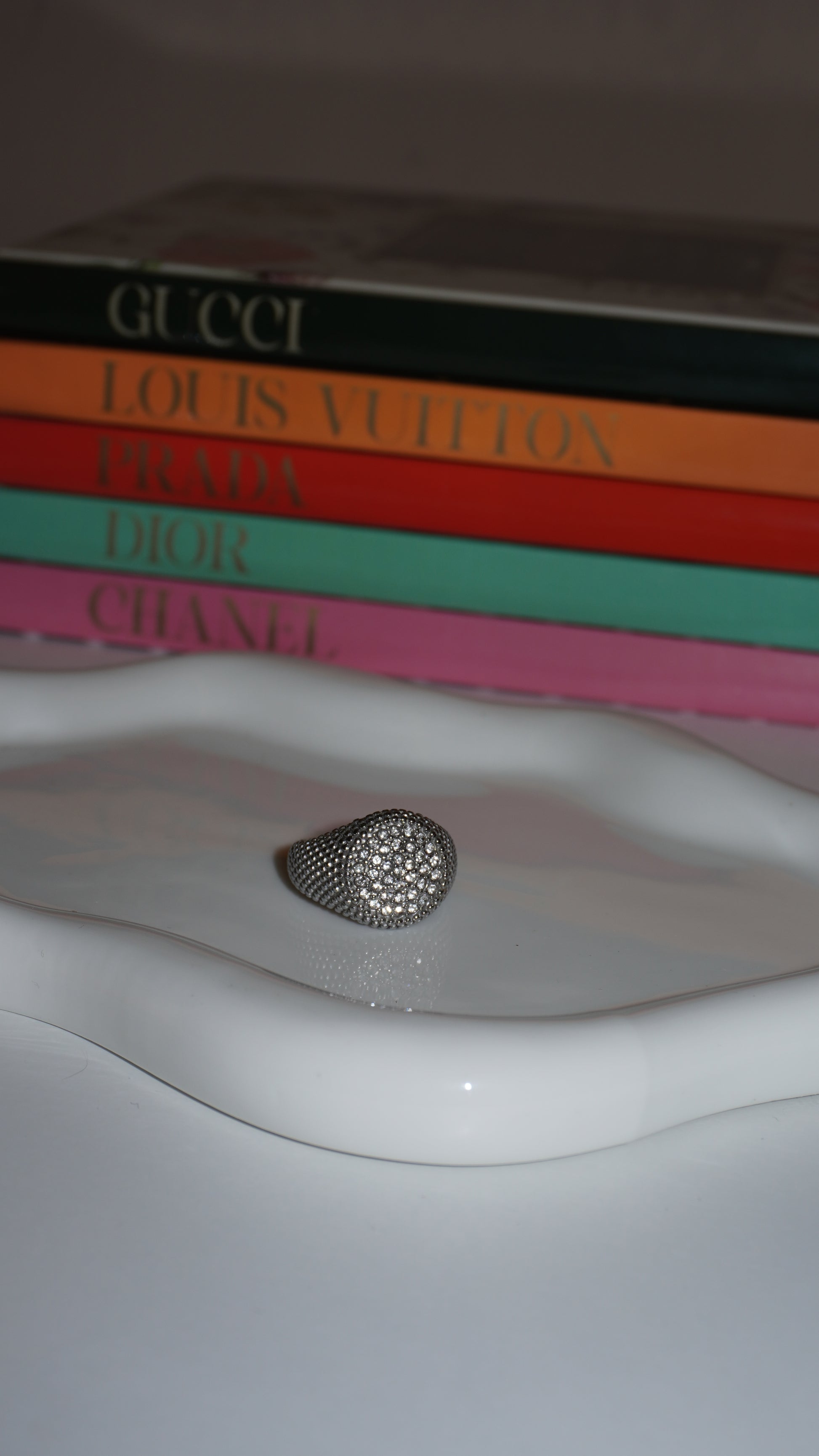 Anello Chevalier Selene silver