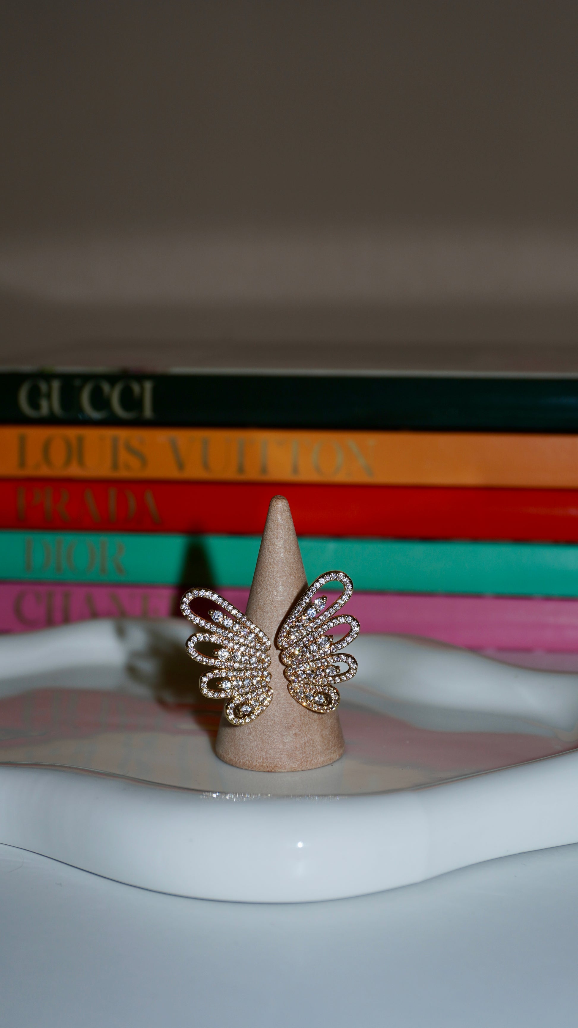 Anello butterfly gold