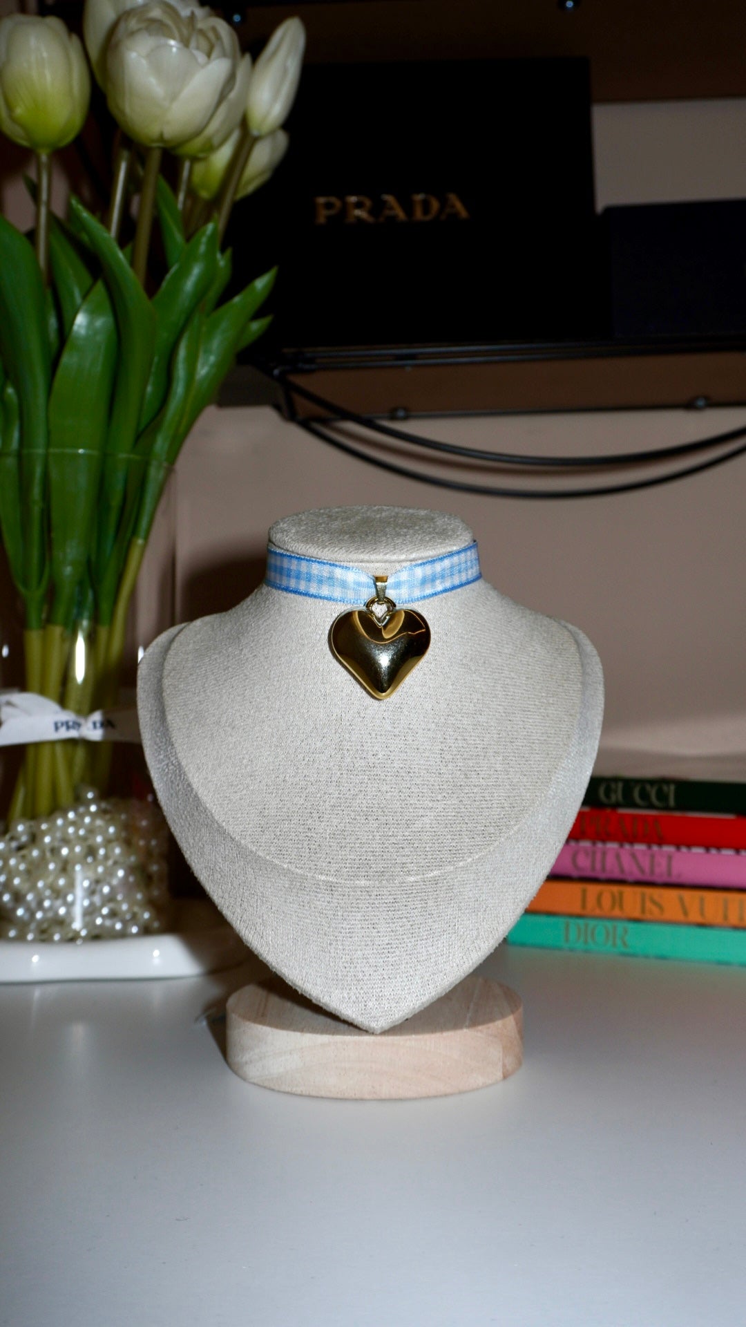 Chocker Vichy Scarlett