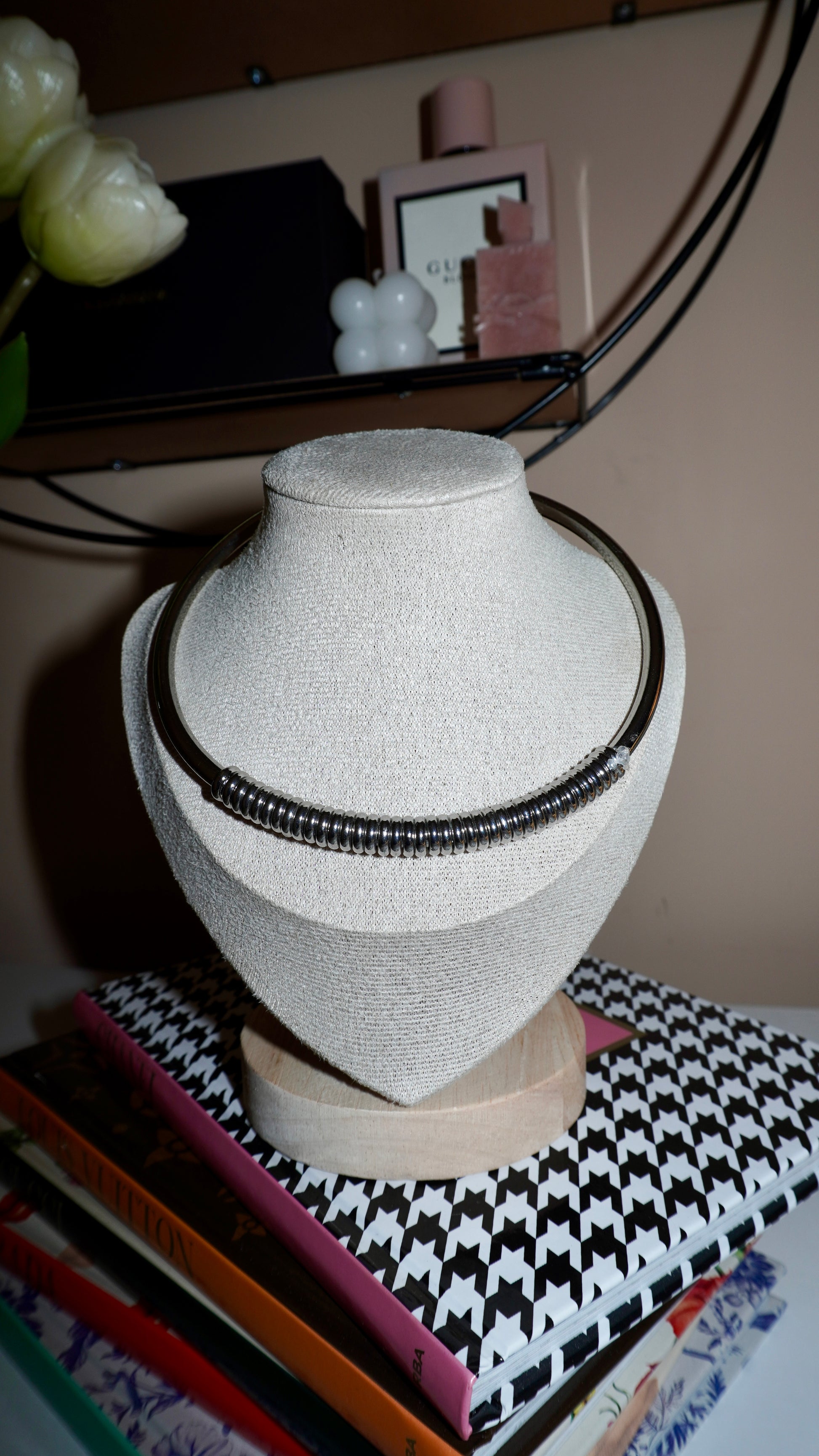 Collier rondelle silver