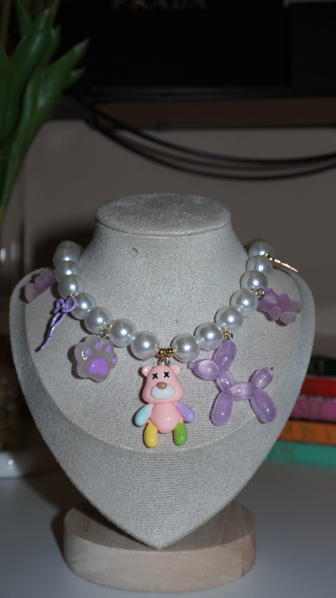 Collana Alice violet
