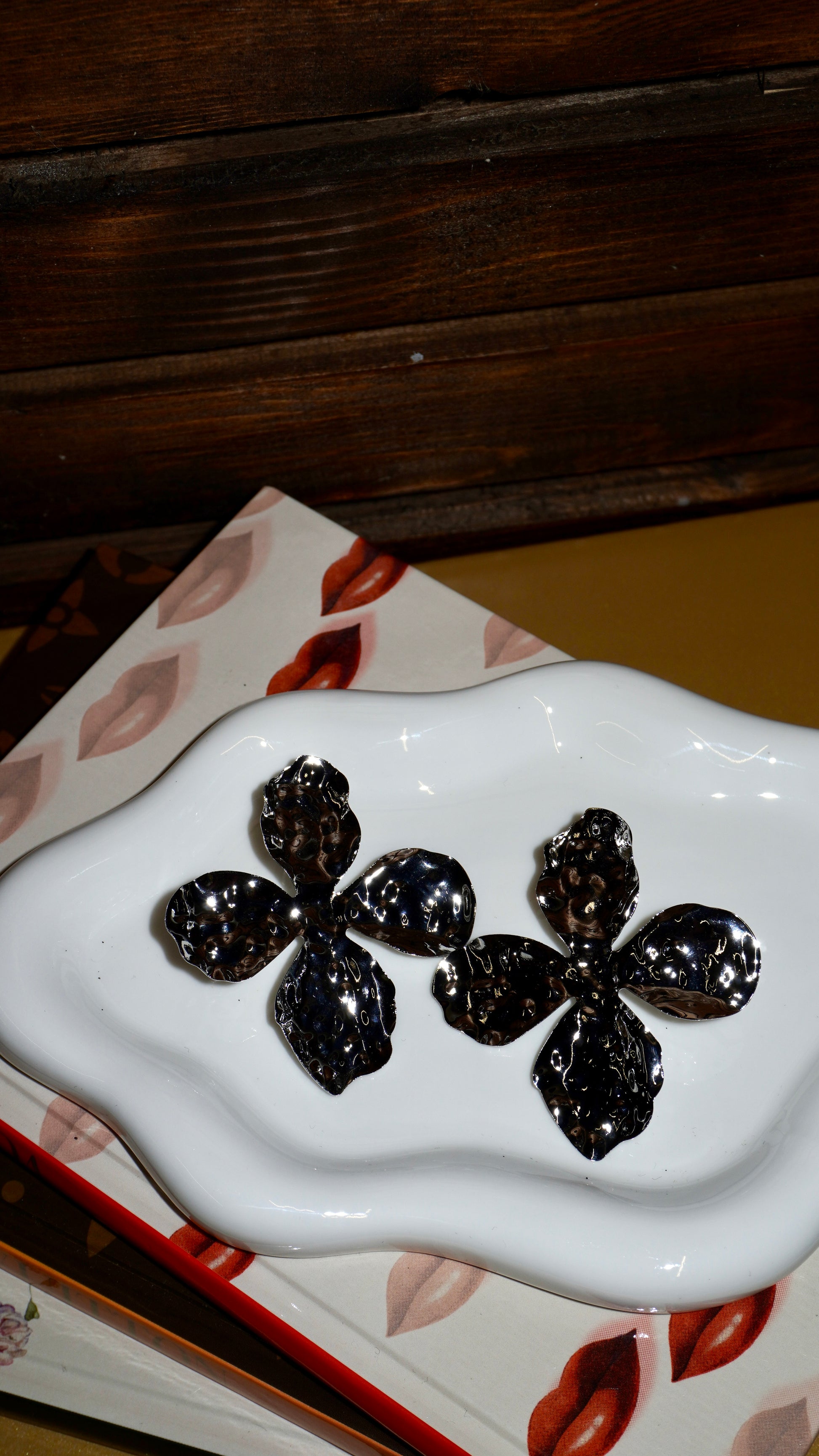 Orecchini Bianca silver Low cost