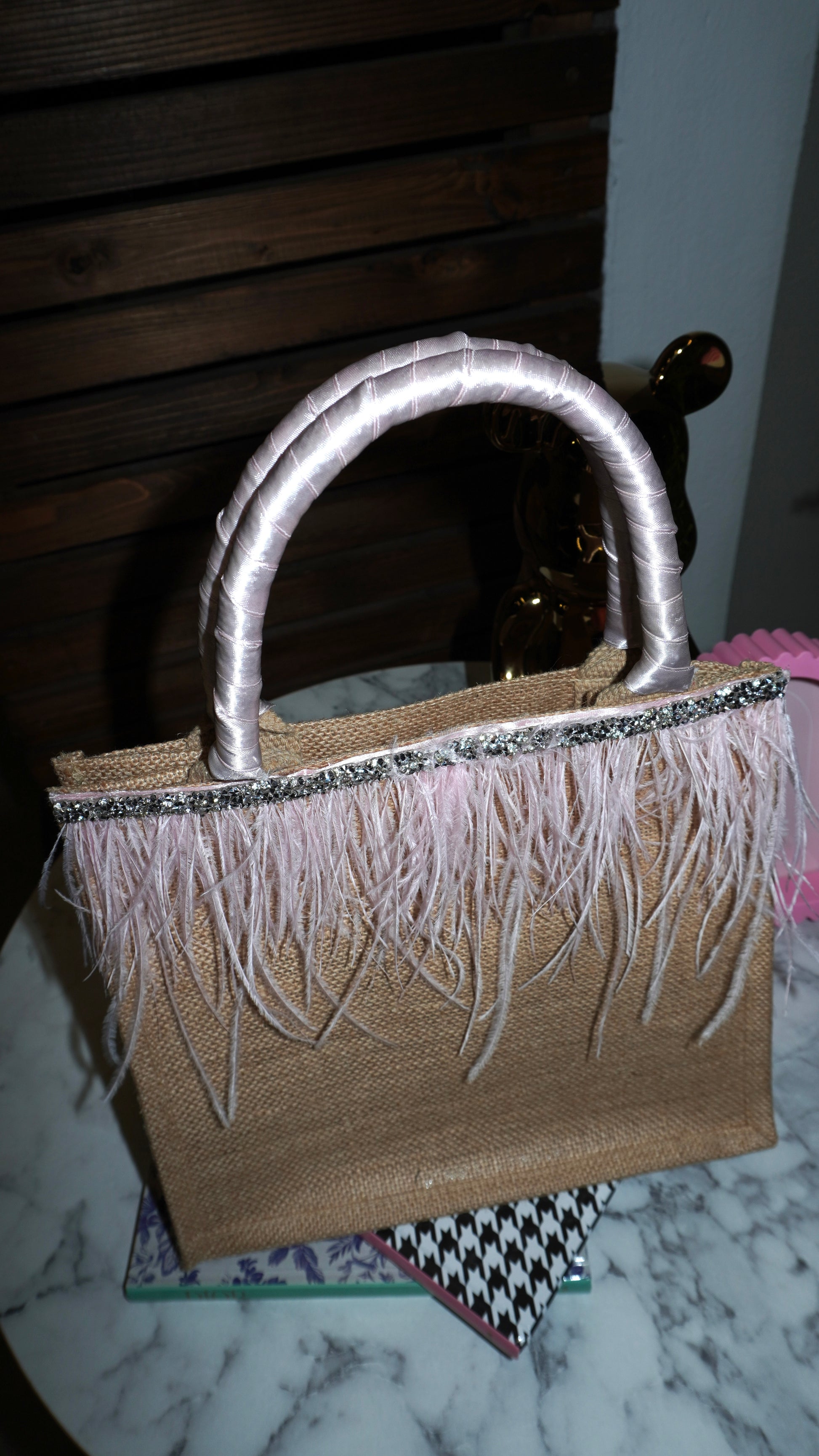 Bag Aurelia con piume