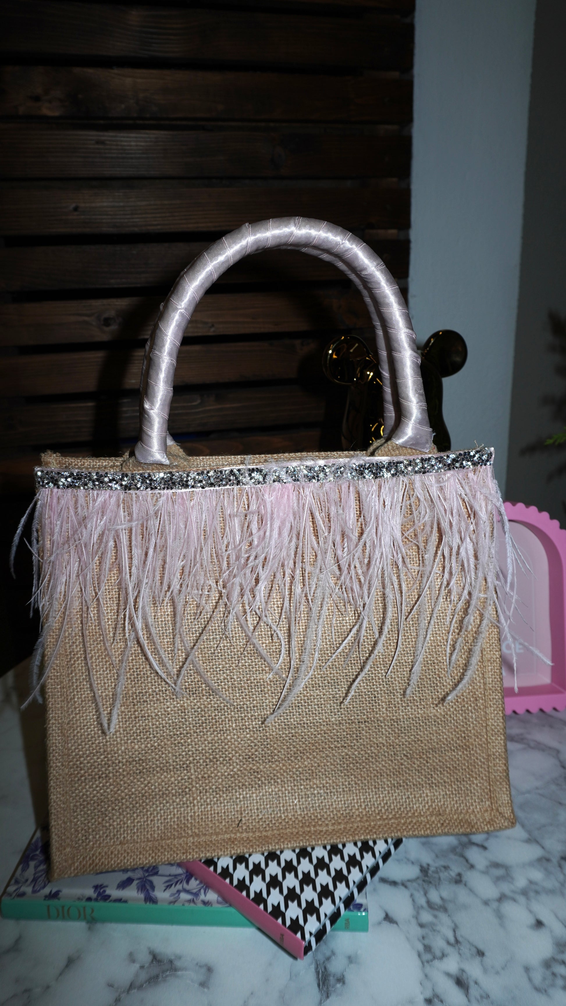 Bag Aurelia con piume