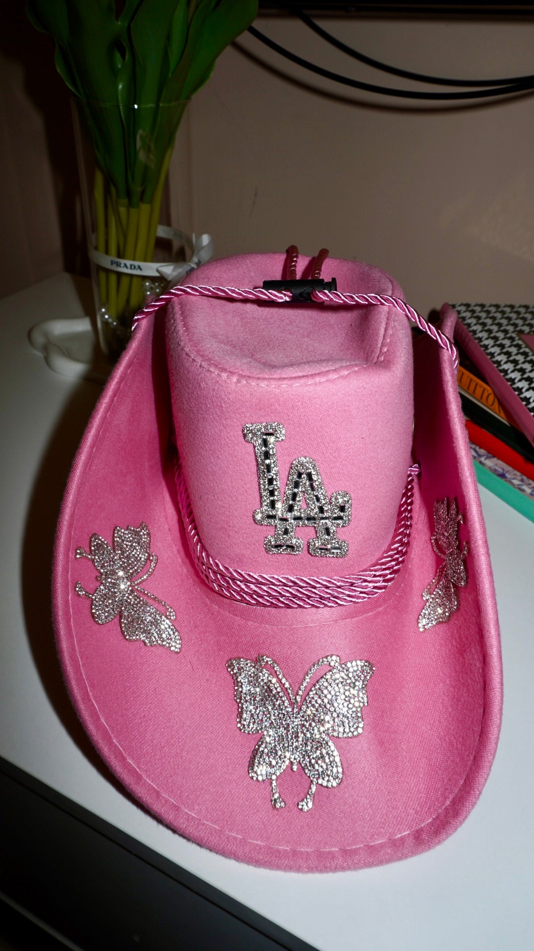 Cappello Neon CowGirl Butterfly LA