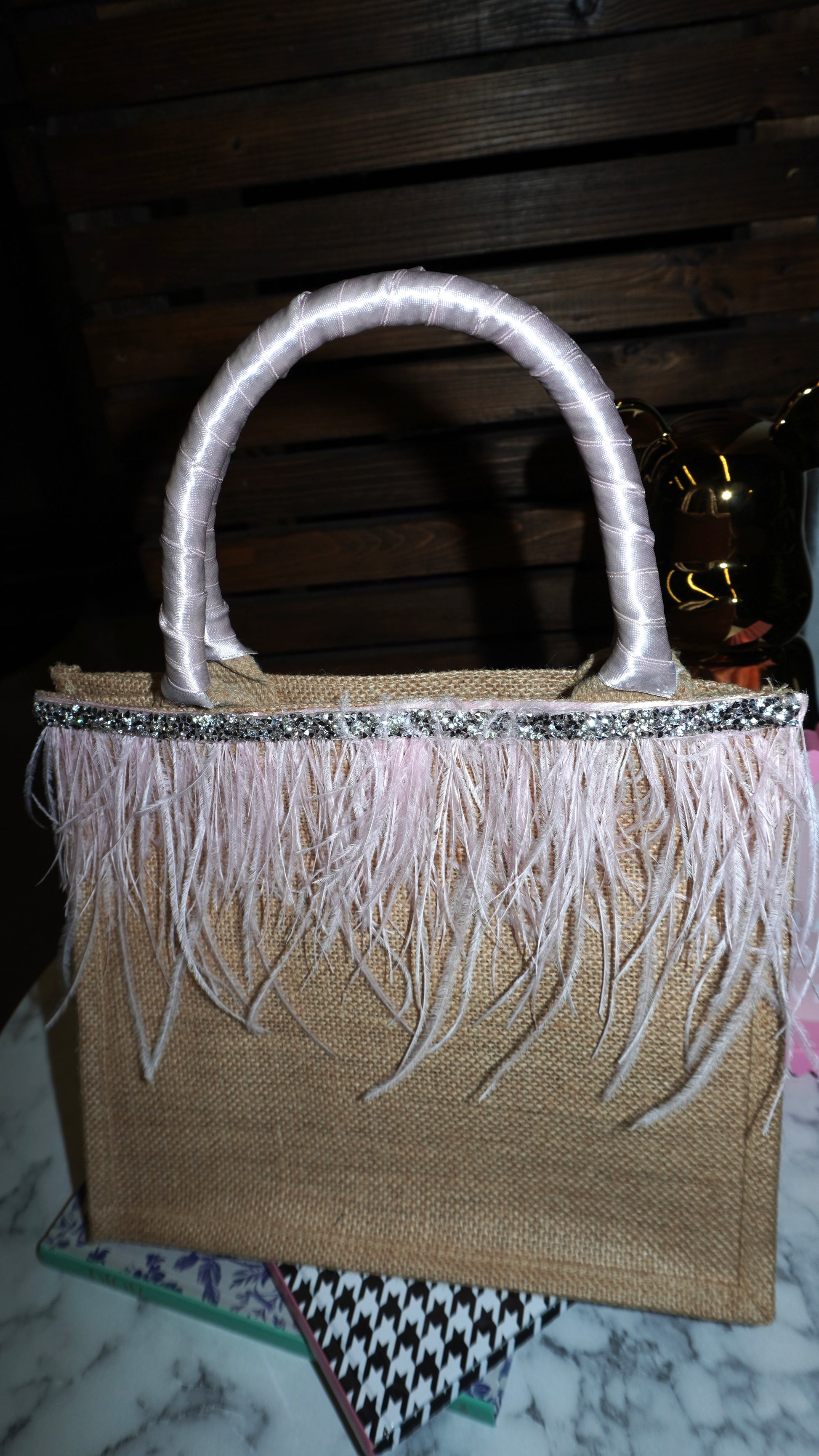 Bag Aurelia con piume